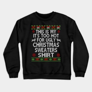 ugly christmas sweater family Crewneck Sweatshirt